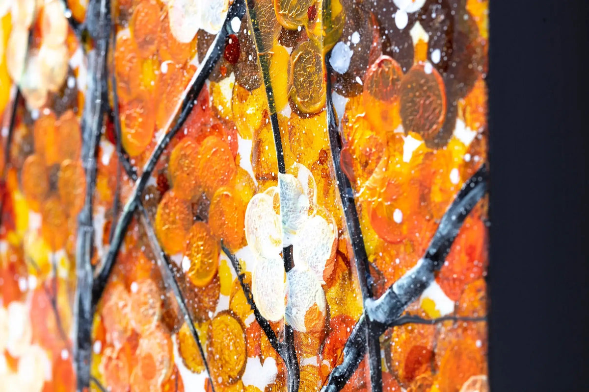 Orange Blossom - Original - SOLD by artist Becky Smith - Wyecliffe Galleries