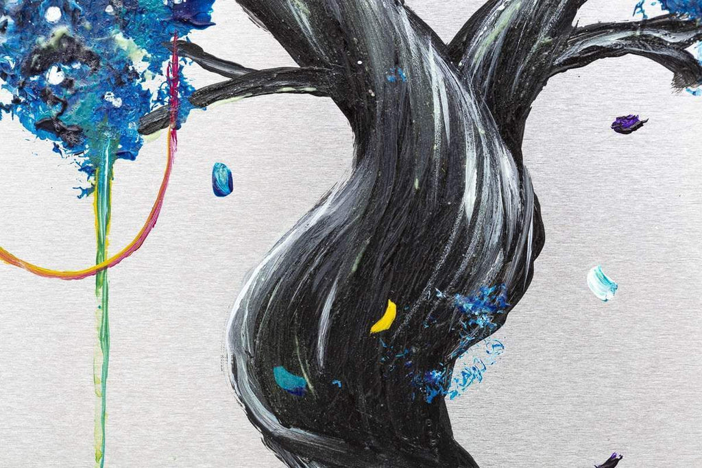 Our Colourful World - Original - SOLD by artist Becky Smith - Wyecliffe Galleries