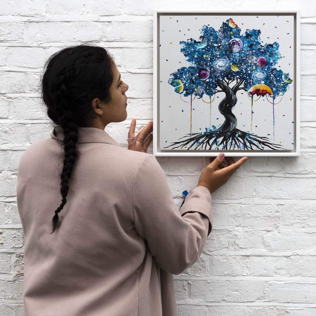 Our Colourful World - Original - SOLD by artist Becky Smith - Wyecliffe Galleries