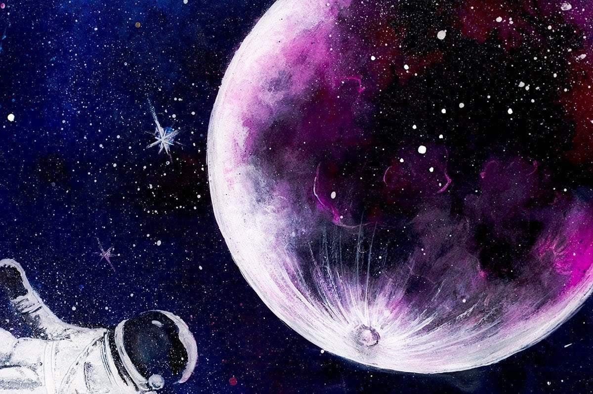 Out of This World - Original - SOLD by artist Becky Smith - Wyecliffe Galleries