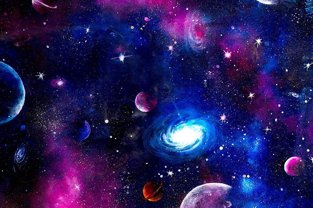 Out of This World - Original - SOLD by artist Becky Smith - Wyecliffe Galleries