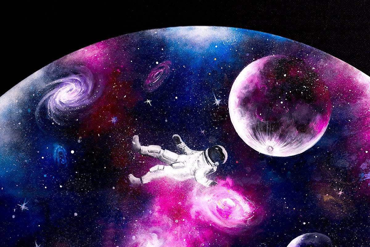 Out of This World - Original - SOLD by artist Becky Smith - Wyecliffe Galleries