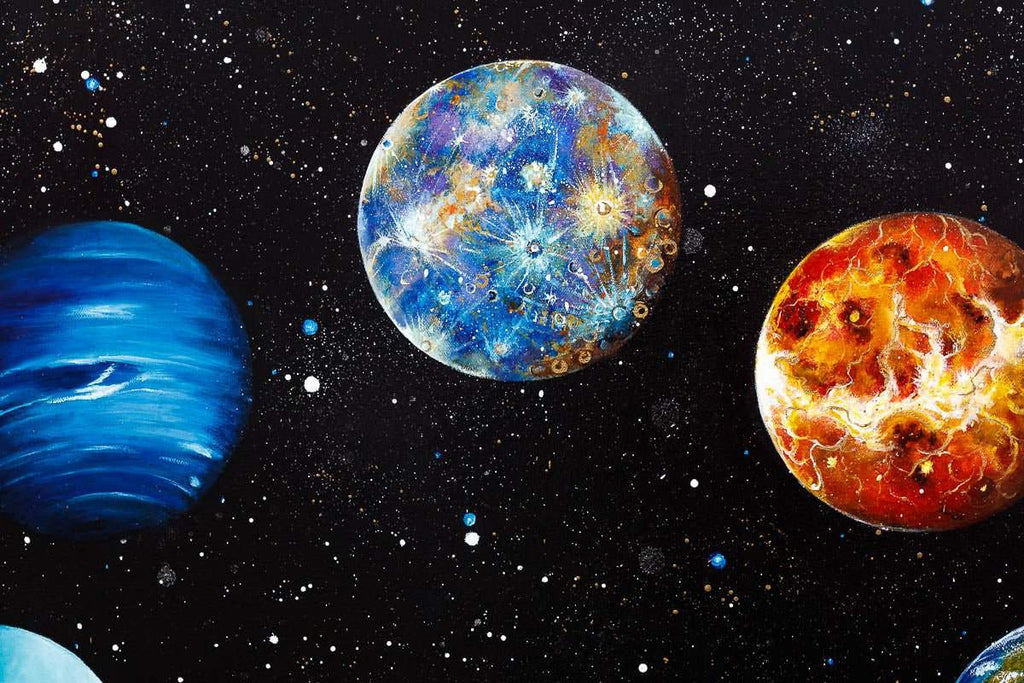 Out of This World - Original - SOLD by artist Becky Smith - Wyecliffe Galleries