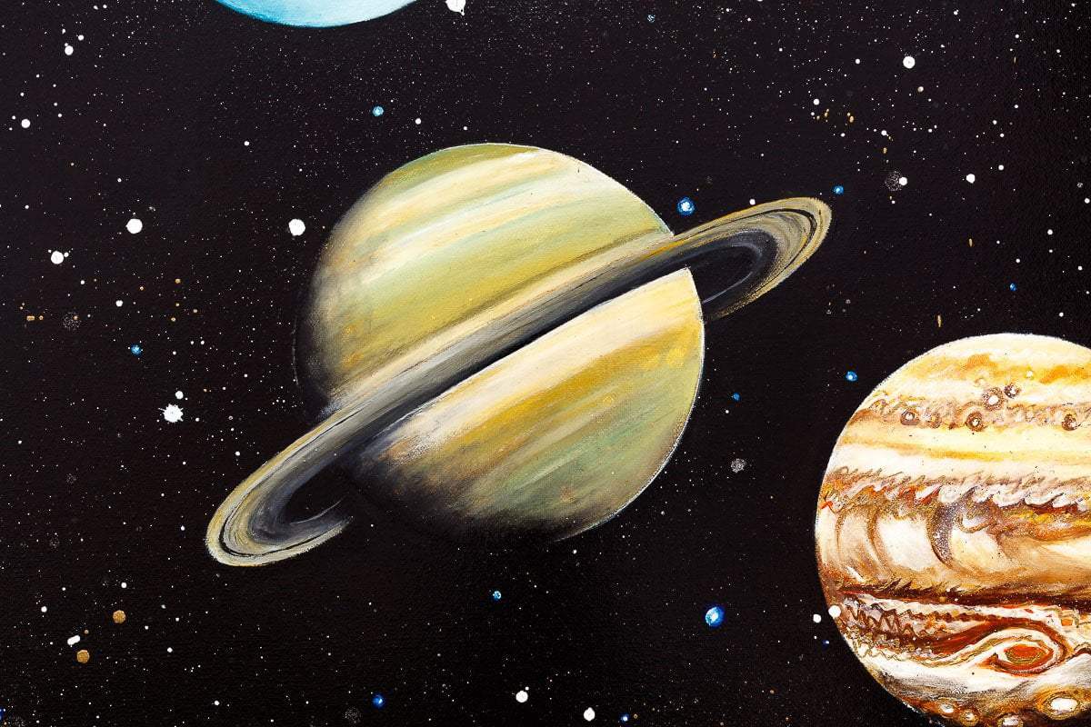 Out of This World - Original - SOLD by artist Becky Smith - Wyecliffe Galleries