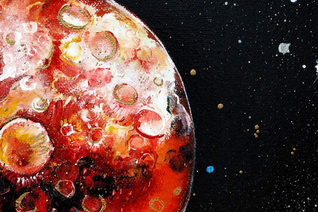 Out of This World - Original - SOLD by artist Becky Smith - Wyecliffe Galleries