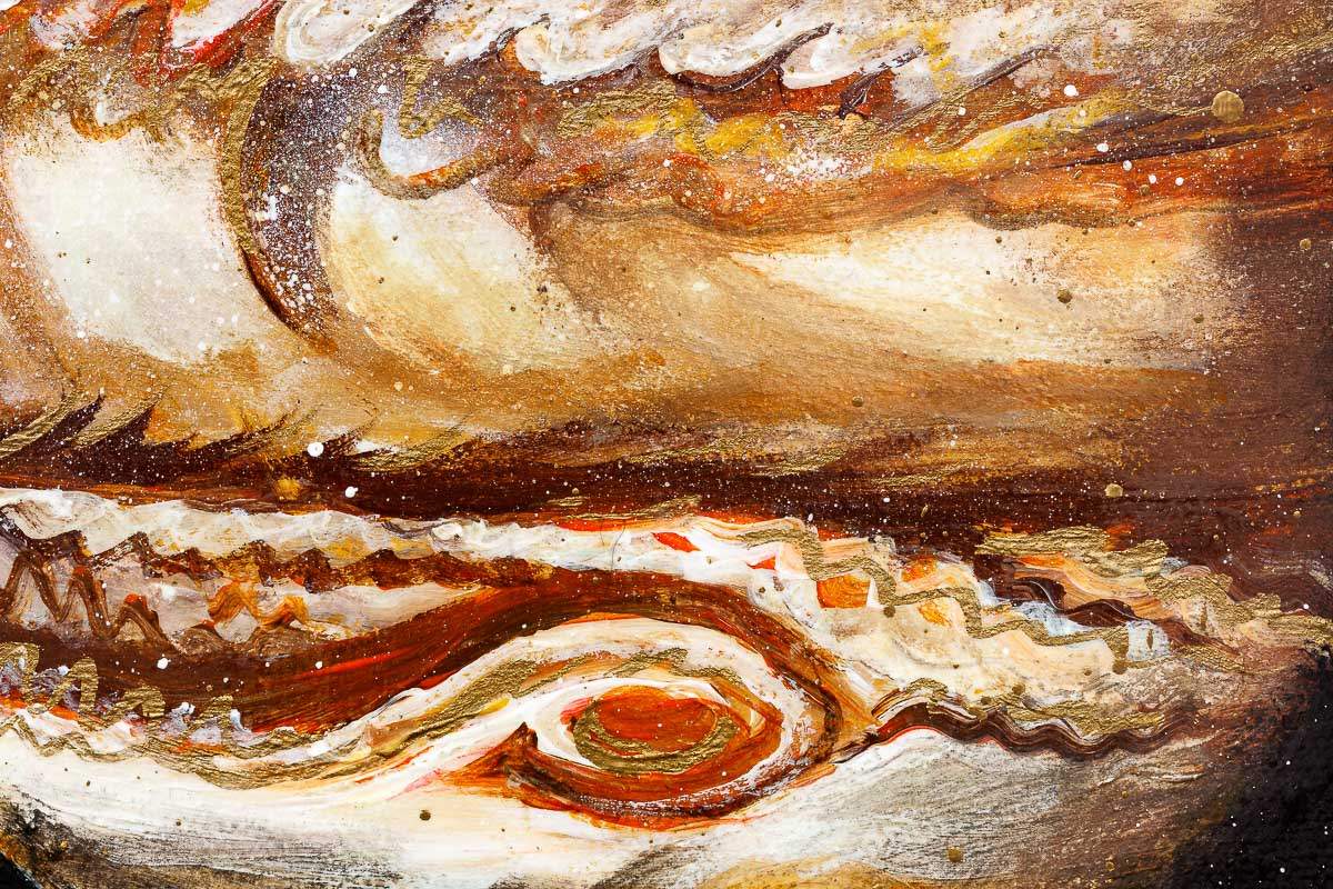 Out of This World - Original - SOLD by artist Becky Smith - Wyecliffe Galleries