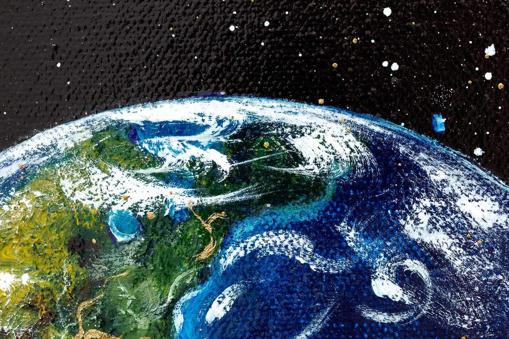 Out of This World - Original - SOLD by artist Becky Smith - Wyecliffe Galleries