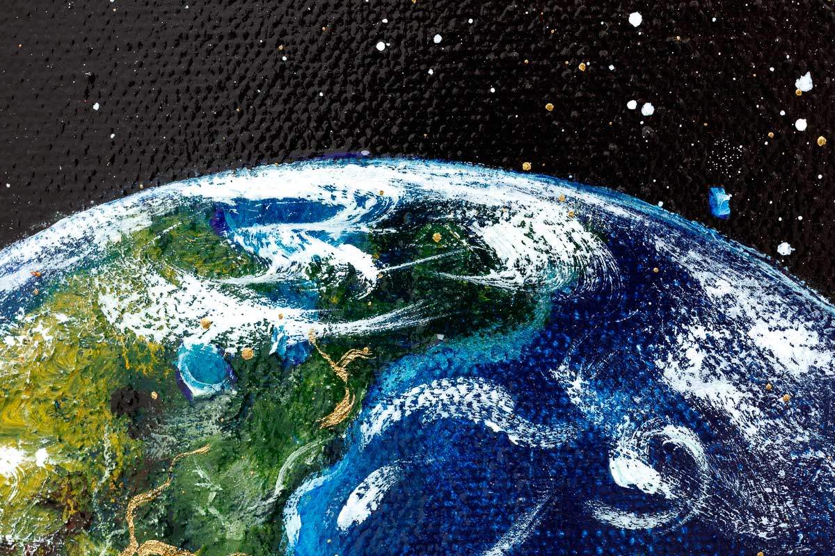 Out of This World - Original - SOLD by artist Becky Smith - Wyecliffe Galleries