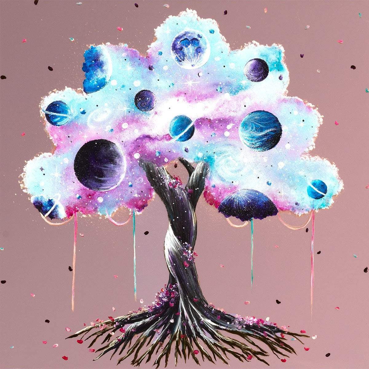 Pastel Skies - Original - SOLD by artist Becky Smith - Wyecliffe Galleries