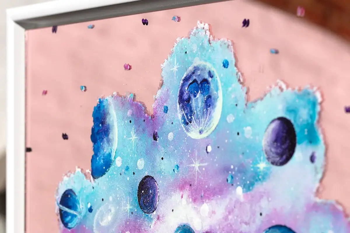 Pastel Skies - Original - SOLD by artist Becky Smith - Wyecliffe Galleries