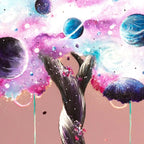 Pastel Skies - Original - SOLD by artist Becky Smith - Wyecliffe Galleries