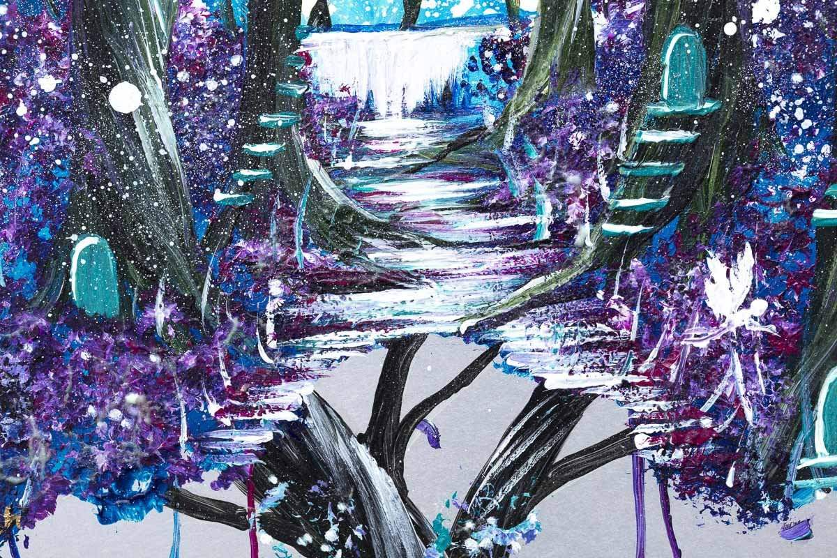 Pathway To Happiness - Original - SOLD by artist Becky Smith - Wyecliffe Galleries