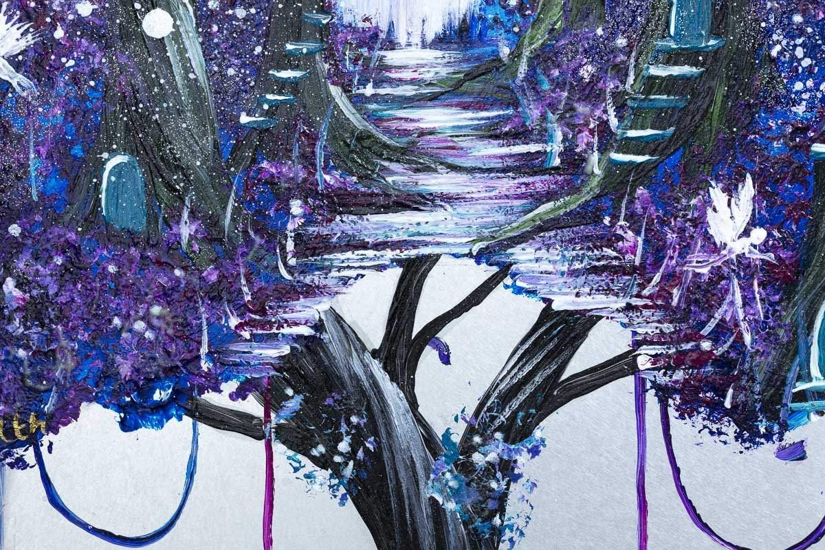 Pathway To Happiness - Original - SOLD by artist Becky Smith - Wyecliffe Galleries
