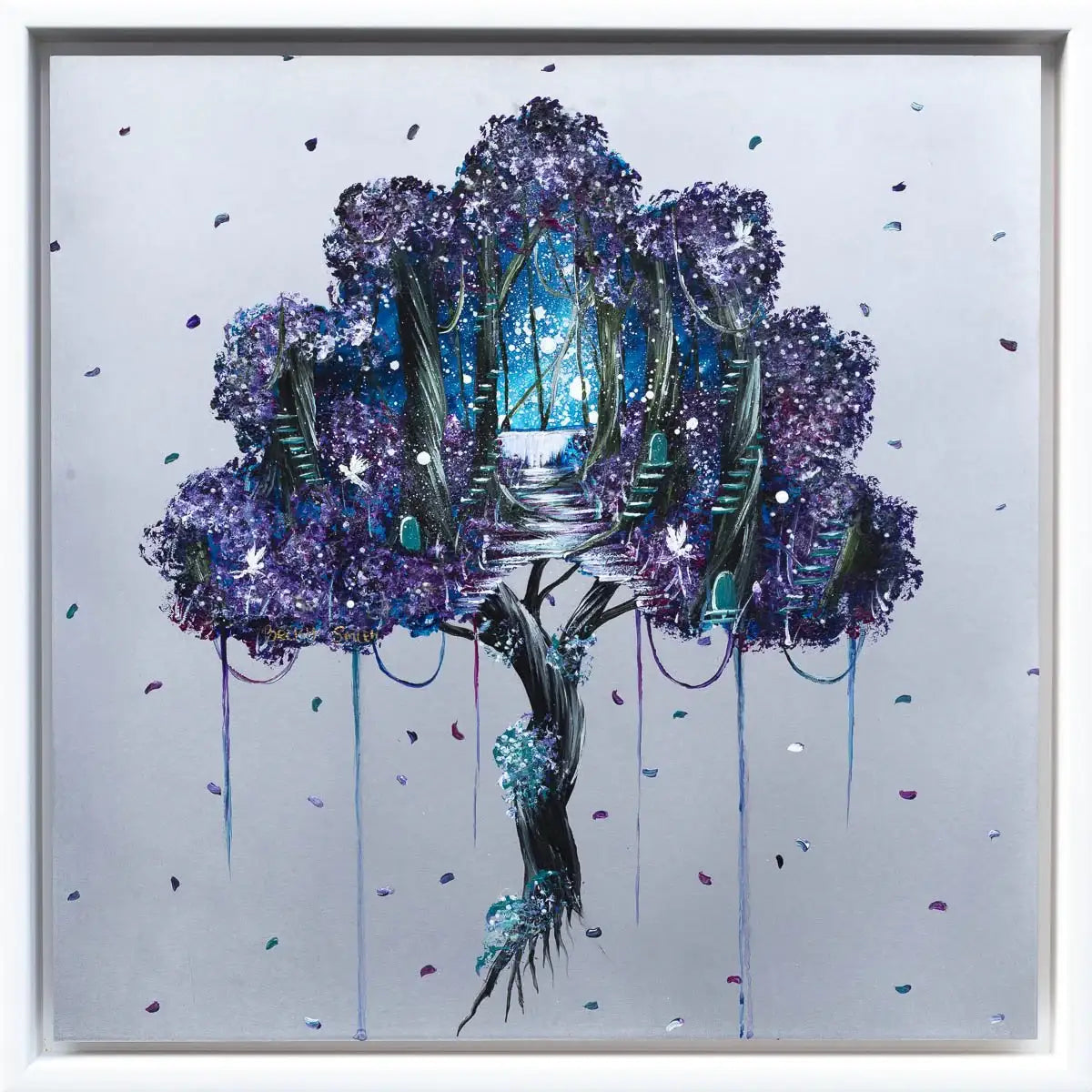 Pathway To Happiness - Original - SOLD by artist Becky Smith - Wyecliffe Galleries