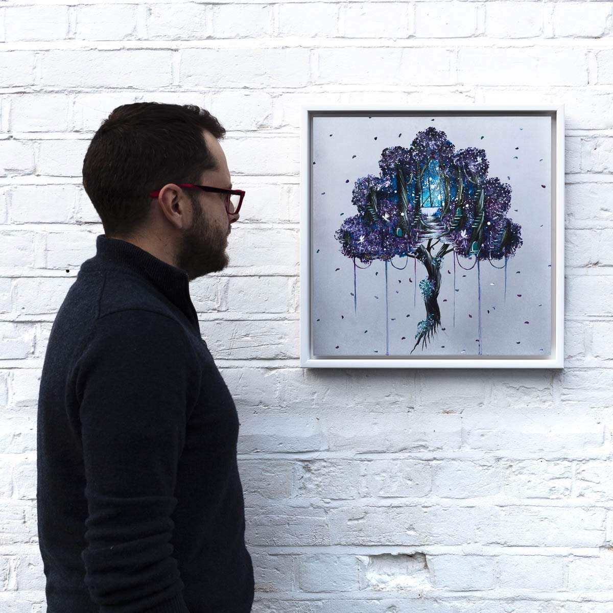 Pathway To Happiness - Original - SOLD by artist Becky Smith - Wyecliffe Galleries