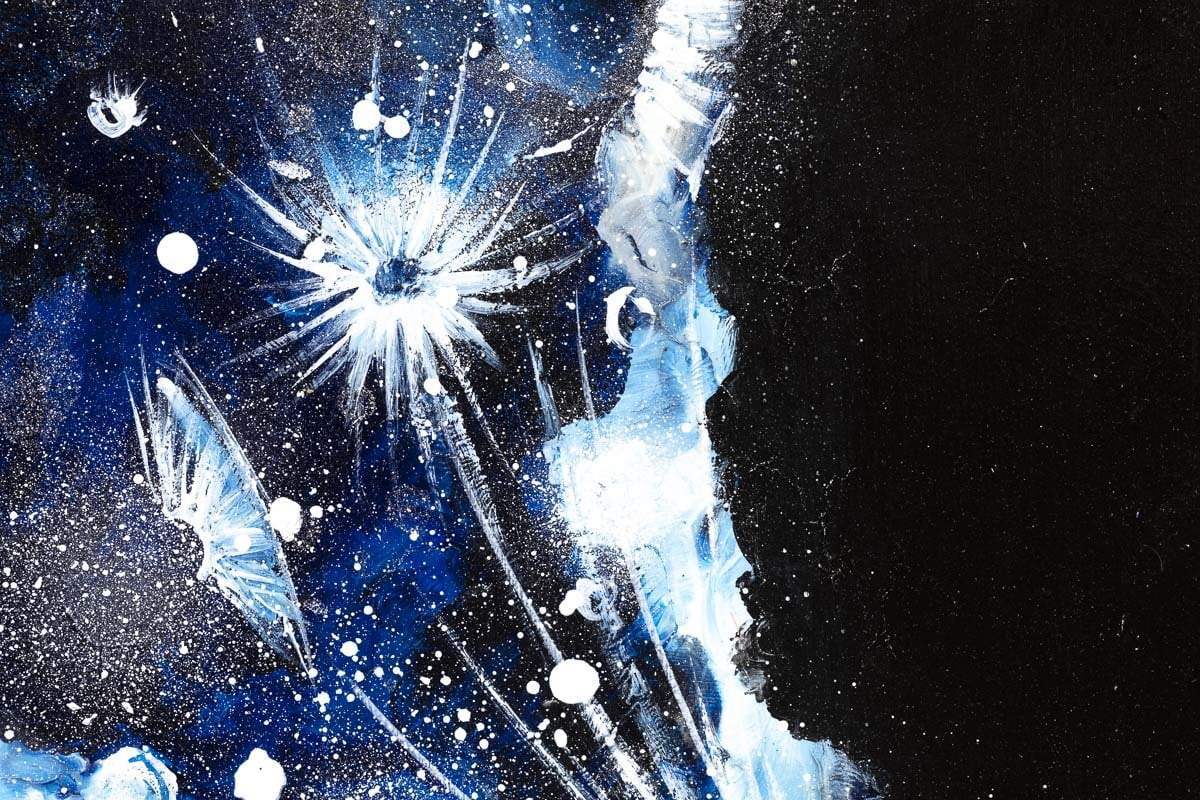 Phases of The Moon - Original Set of 3 - SOLD by artist Becky Smith - Wyecliffe Galleries