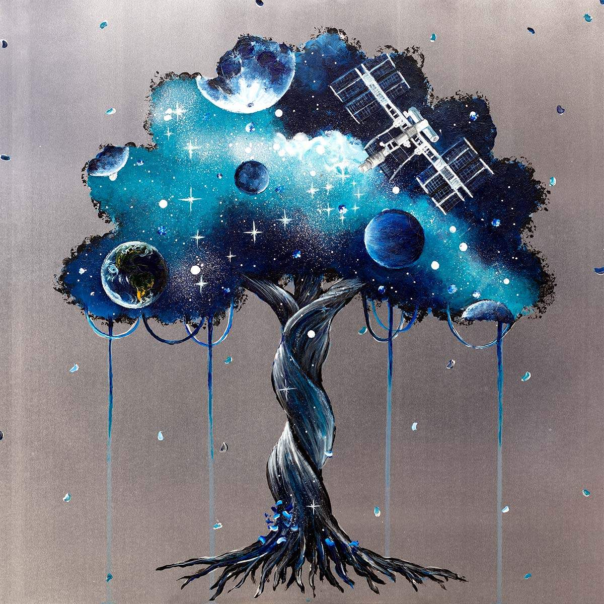 Pisces - Original - SOLD by artist Becky Smith - Wyecliffe Galleries