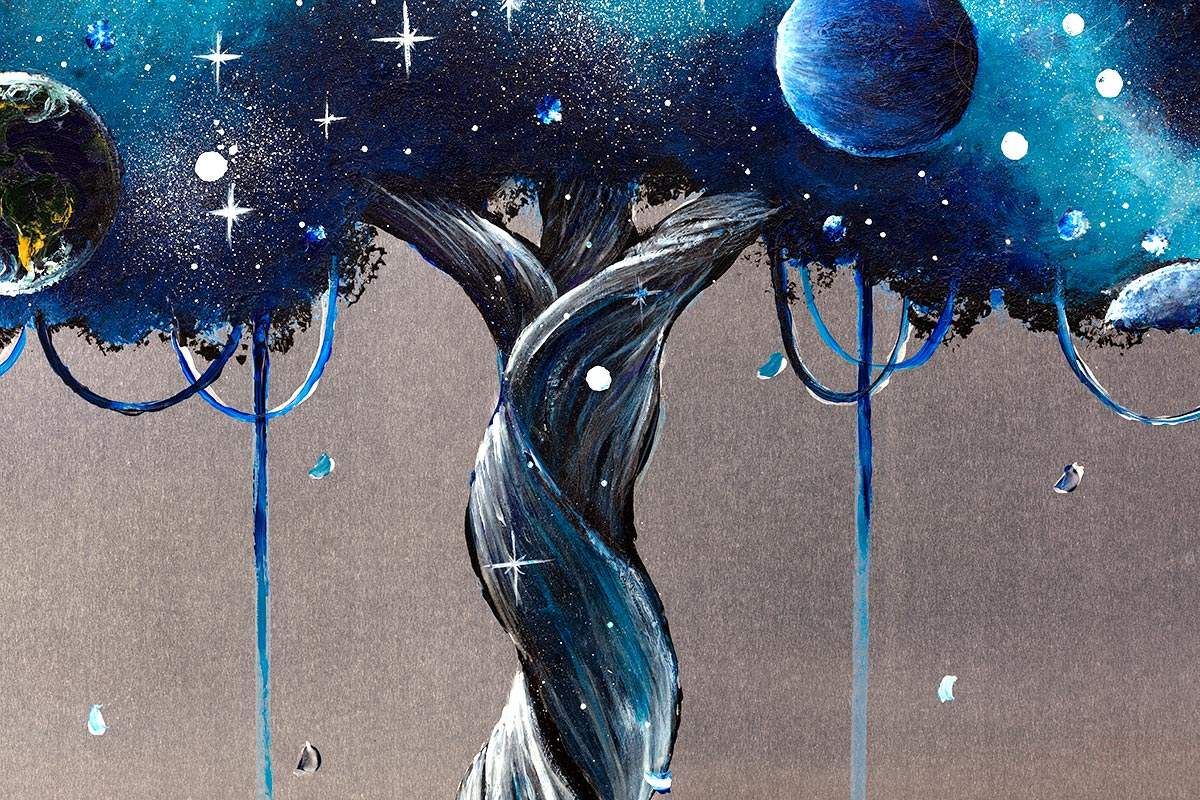 Pisces - Original - SOLD by artist Becky Smith - Wyecliffe Galleries