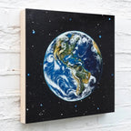 Planet Earth - Original - SOLD by artist Becky Smith - Wyecliffe Galleries