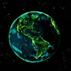 Planet Earth - Original - SOLD by artist Becky Smith - Wyecliffe Galleries