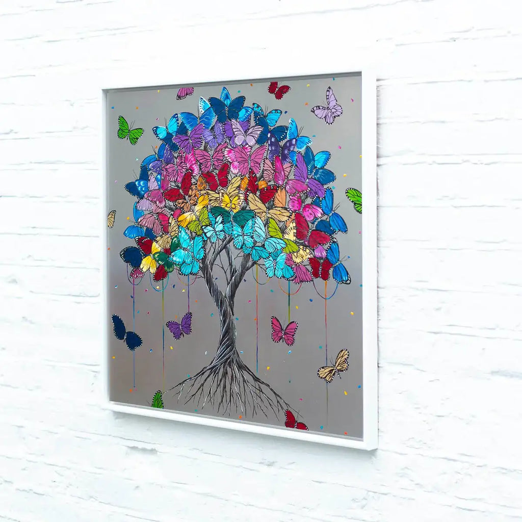 Pride Tree - Original - SOLD by artist Becky Smith - Wyecliffe Galleries