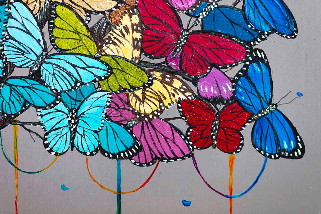 Pride Tree - Original - SOLD by artist Becky Smith - Wyecliffe Galleries