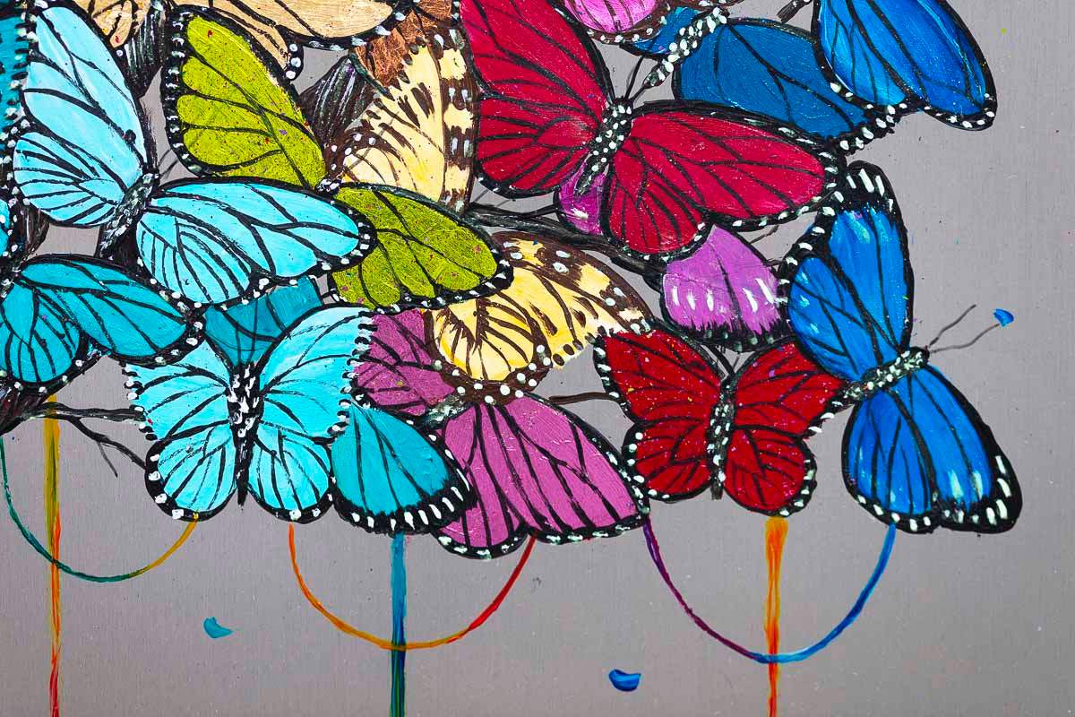 Pride Tree - Original - SOLD by artist Becky Smith - Wyecliffe Galleries