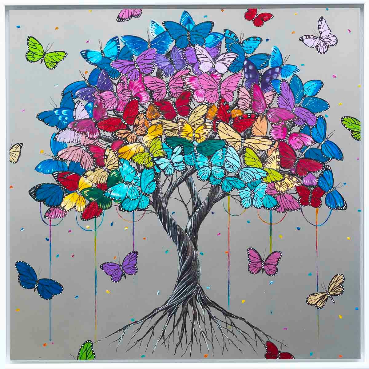 Pride Tree - Original - SOLD by artist Becky Smith - Wyecliffe Galleries