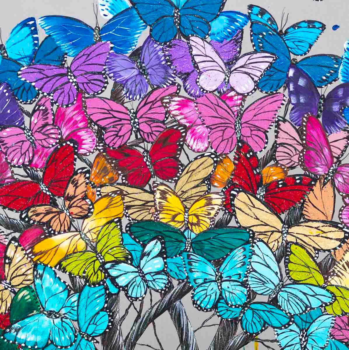 Pride Tree - Original - SOLD by artist Becky Smith - Wyecliffe Galleries