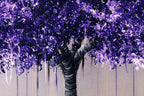 Purple Rain - Original - SOLD by artist Becky Smith - Wyecliffe Galleries