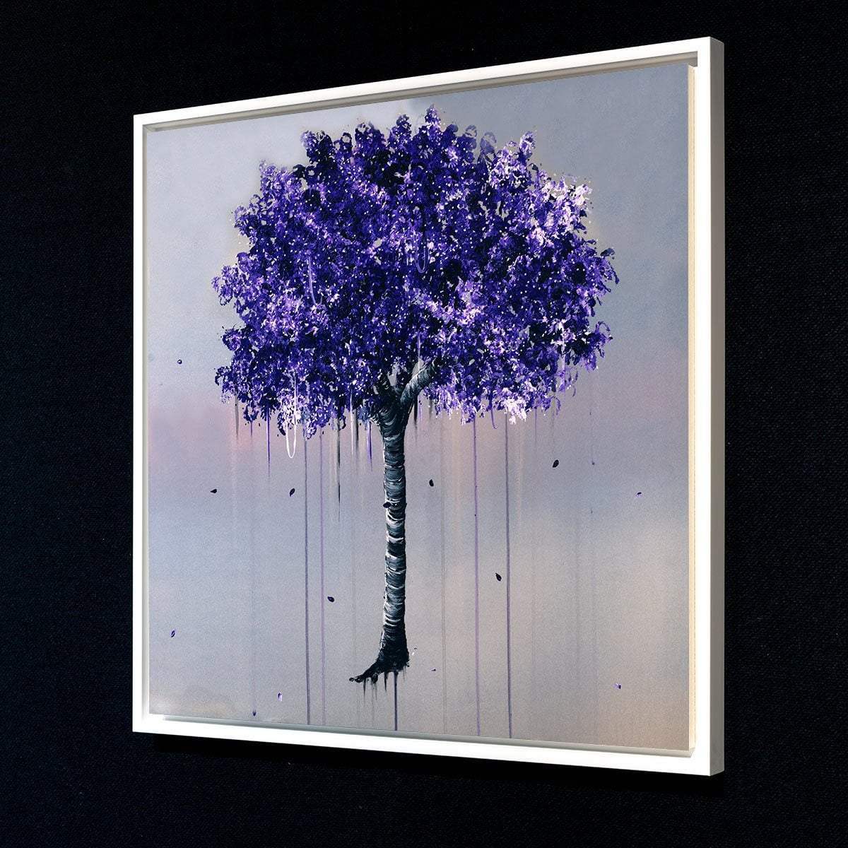 Purple Rain - Original - SOLD by artist Becky Smith - Wyecliffe Galleries