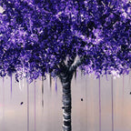 Purple Rain - Original - SOLD by artist Becky Smith - Wyecliffe Galleries