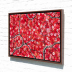 Ruby Blossom - Original - SOLD by artist Becky Smith - Wyecliffe Galleries