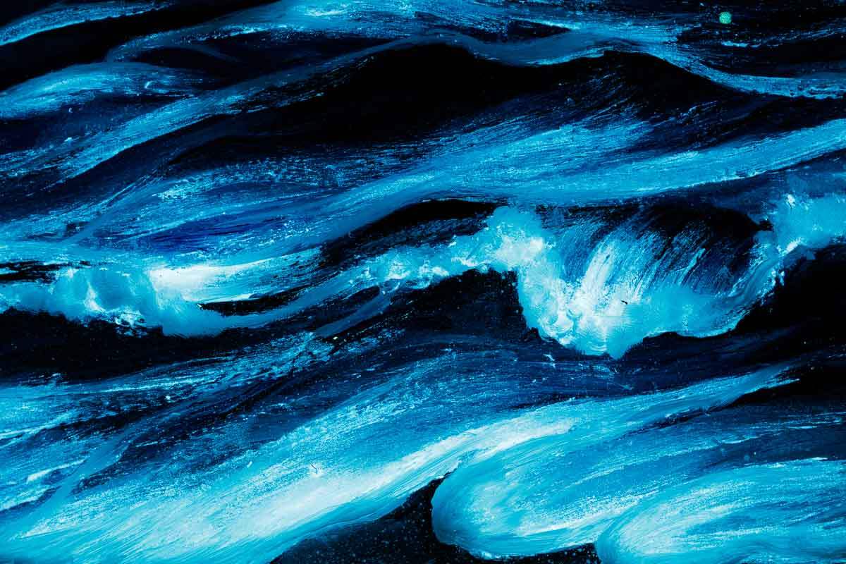 Sails on the Horizon - Original - SOLD by artist Becky Smith - Wyecliffe Galleries