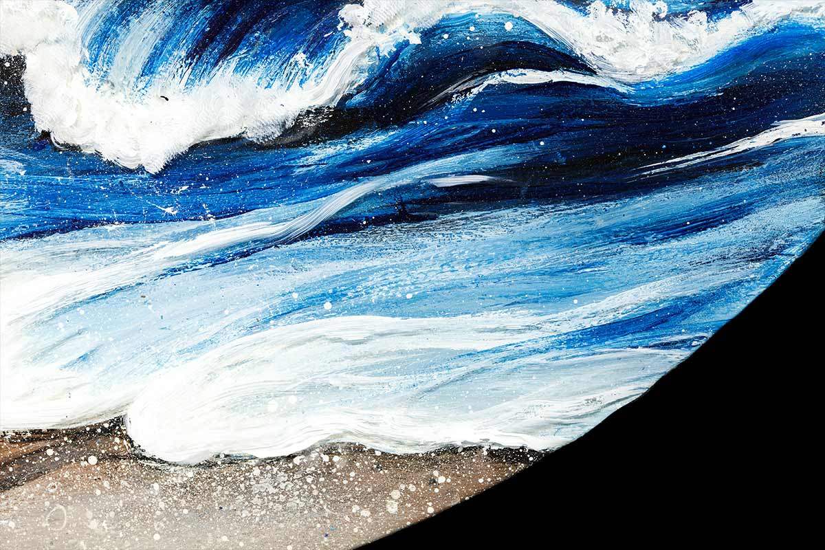 Sails on the Horizon - Original - SOLD by artist Becky Smith - Wyecliffe Galleries