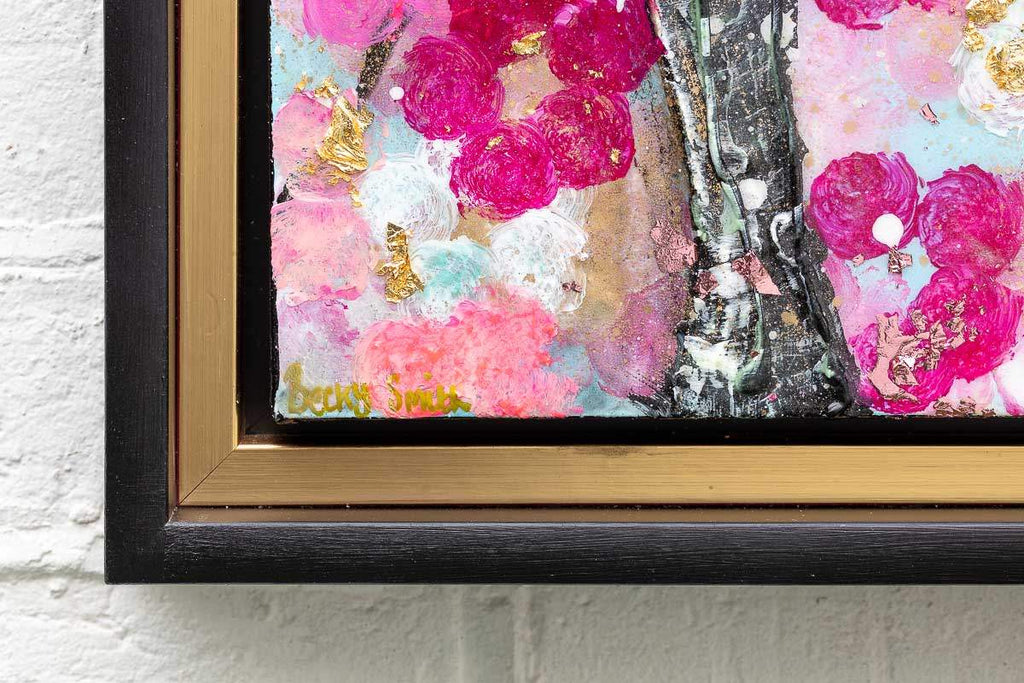 Sakura Blossom I - Original - SOLD by artist Becky Smith - Wyecliffe Galleries