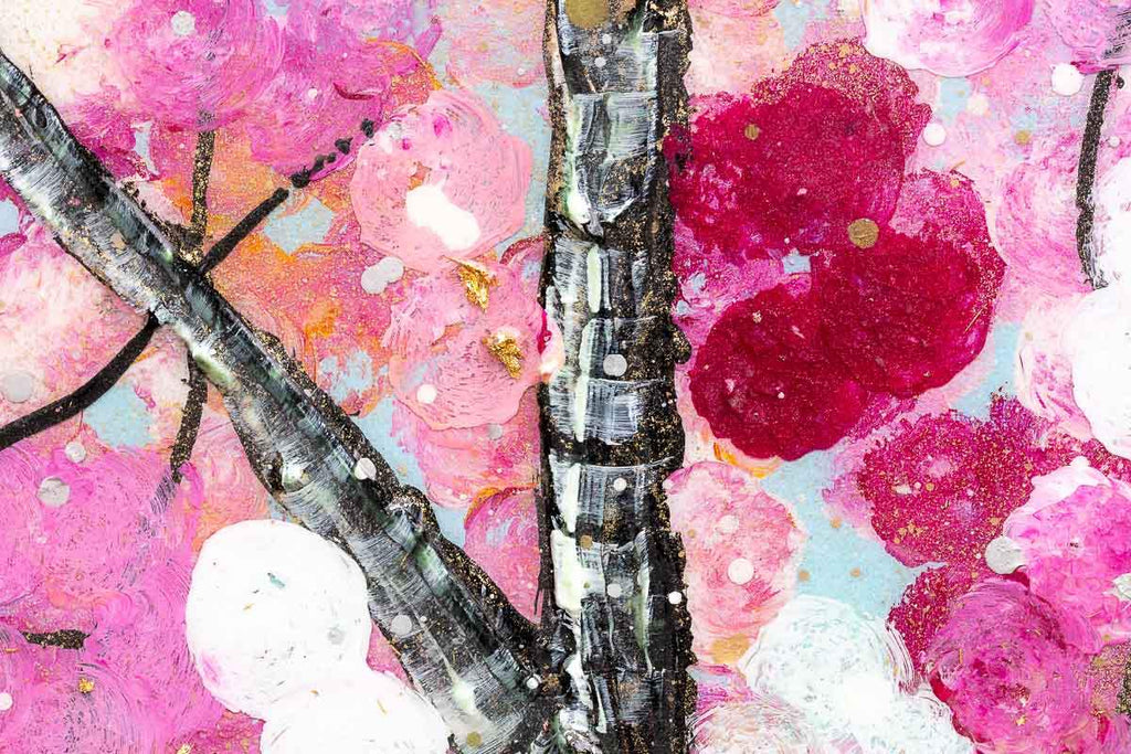 Sakura Blossom II - Original - SOLD by artist Becky Smith - Wyecliffe Galleries