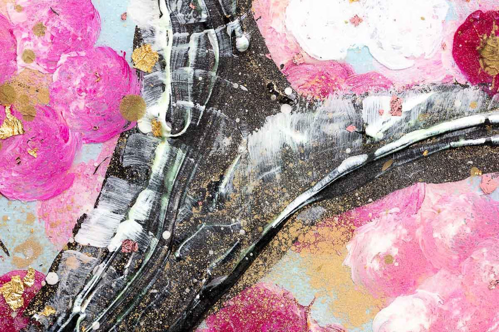 Sakura Blossom II - Original - SOLD by artist Becky Smith - Wyecliffe Galleries