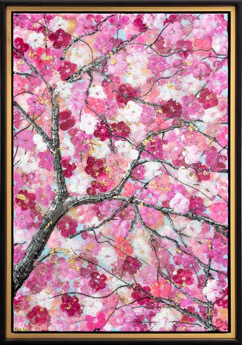 Sakura Blossom II - Original - SOLD by artist Becky Smith - Wyecliffe Galleries
