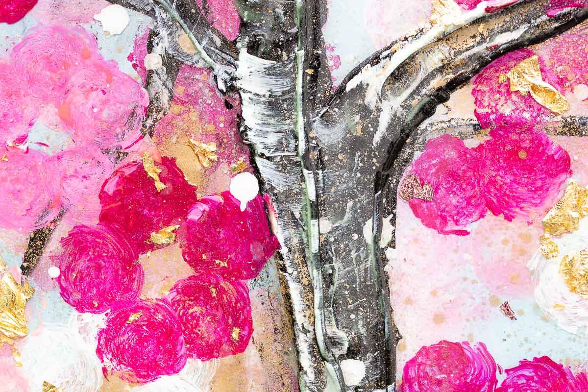 Sakura Blossom - Original - SOLD by artist Becky Smith - Wyecliffe Galleries