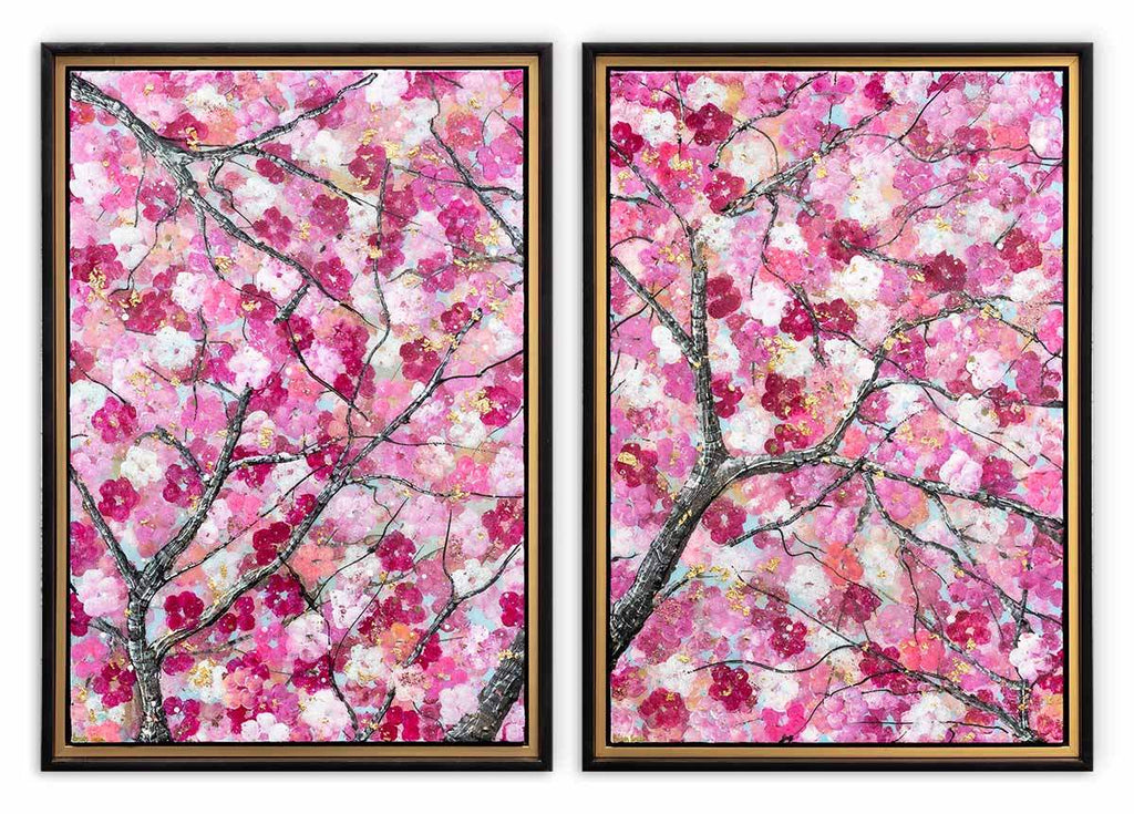 Sakura Blossom - Original - SOLD by artist Becky Smith - Wyecliffe Galleries
