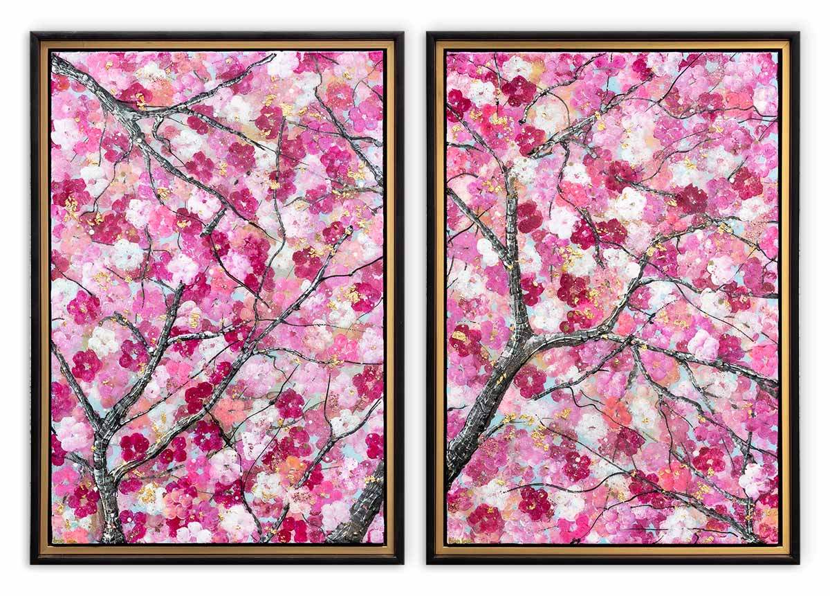 Sakura Blossom - Original - SOLD by artist Becky Smith - Wyecliffe Galleries