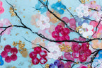 Sakura in Bloom Triptych - Original - SOLD by artist Becky Smith - Wyecliffe Galleries