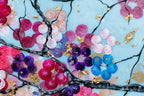Sakura in Bloom Triptych - Original - SOLD by artist Becky Smith - Wyecliffe Galleries