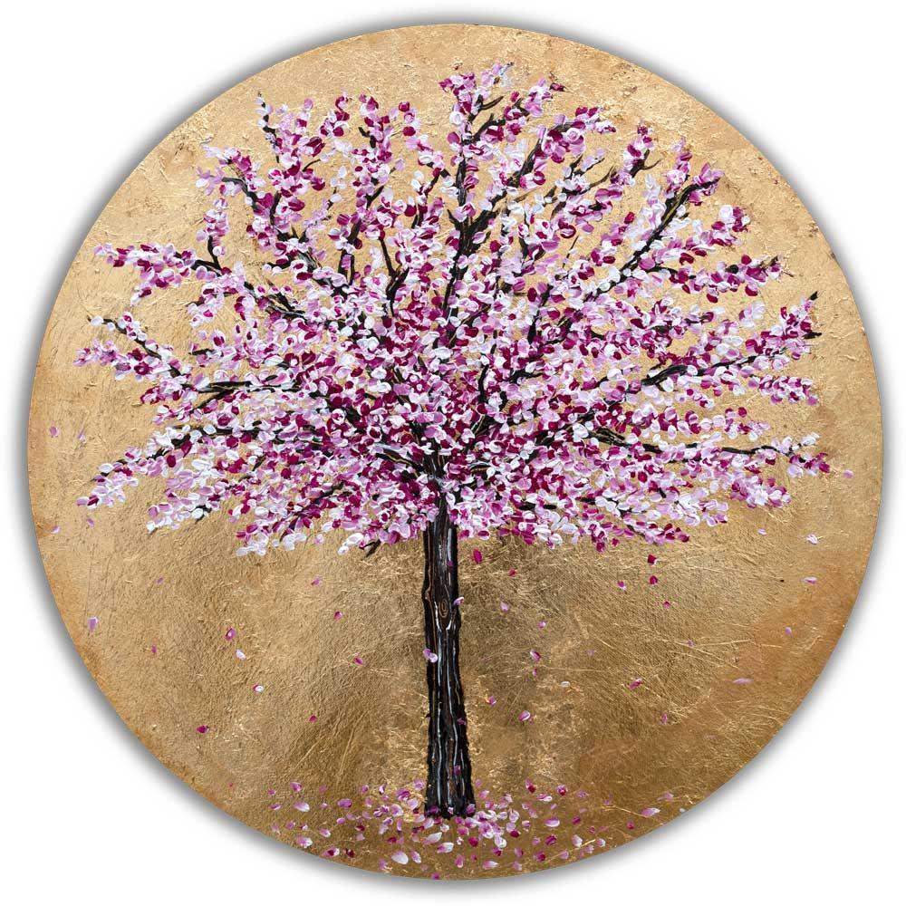 Sakura Tree - Original - SOLD by artist Becky Smith - Wyecliffe Galleries