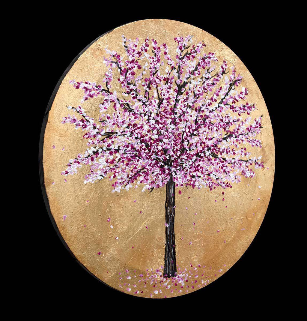 Sakura Tree - Original - SOLD by artist Becky Smith - Wyecliffe Galleries