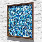 Sapphire Blossom II - Original - SOLD by artist Becky Smith - Wyecliffe Galleries