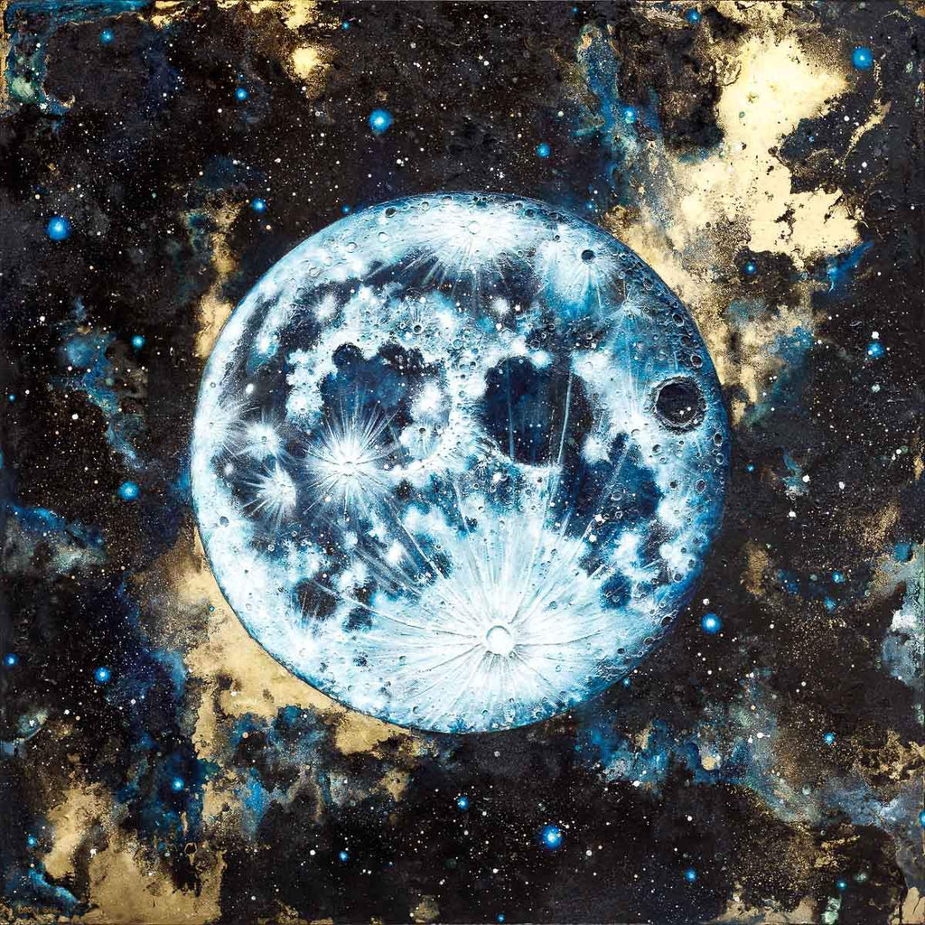 Shoot For The Moon - Original by artist Becky Smith - Wyecliffe Galleries