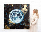 Shoot For The Moon - Original by artist Becky Smith - Wyecliffe Galleries