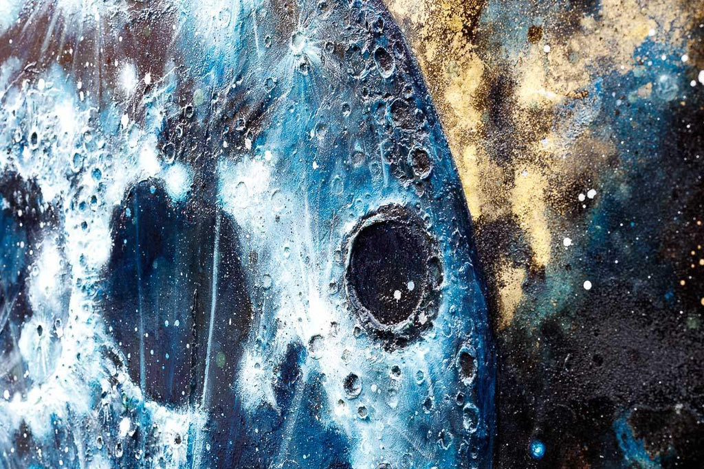 Shoot For The Moon - Original by artist Becky Smith - Wyecliffe Galleries